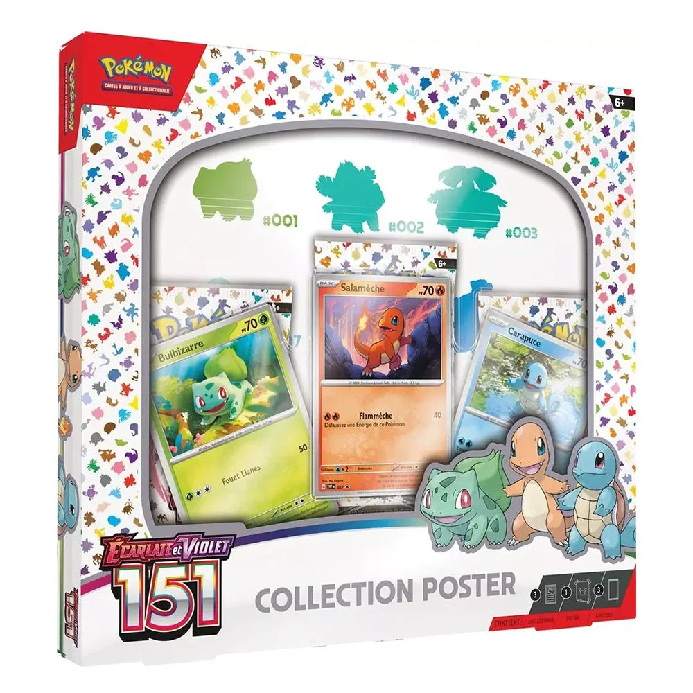 Pokemon EV03.5 – Écarlate et Violet 151 – Coffret Poster Pokémon 151