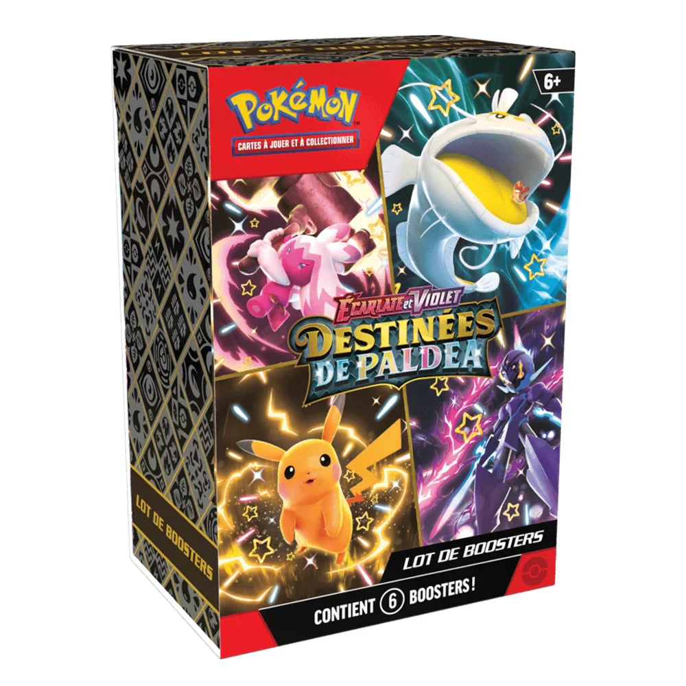 Pokemon EV4.5 – Destinées de Paldéa – Bundle 6 boosters