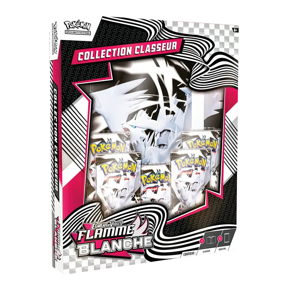 Coffret Classeur – Pokémon EV10.5 : Flamme Blanche (Écarlate et Violet)
