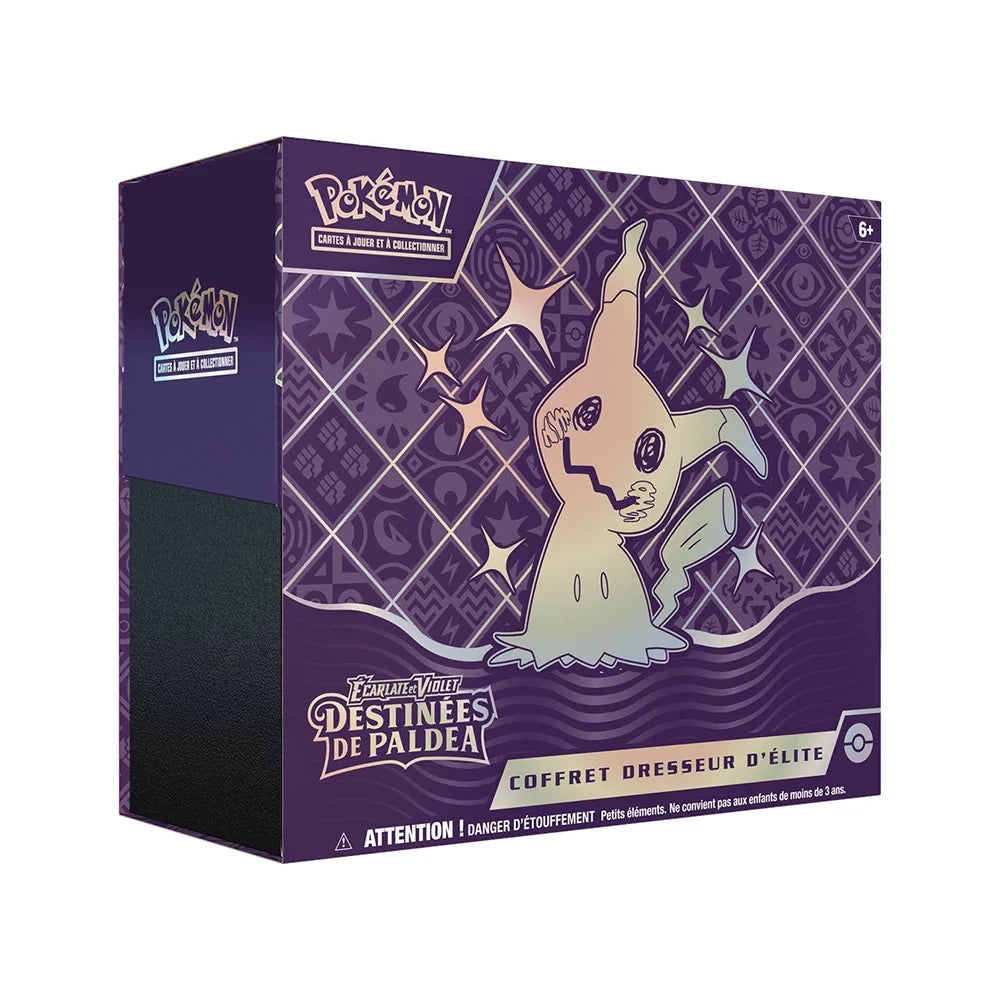 Pokemon EV4.5 : Destinées de Paldea – Coffret Dresseur d’Elite Mimiqui