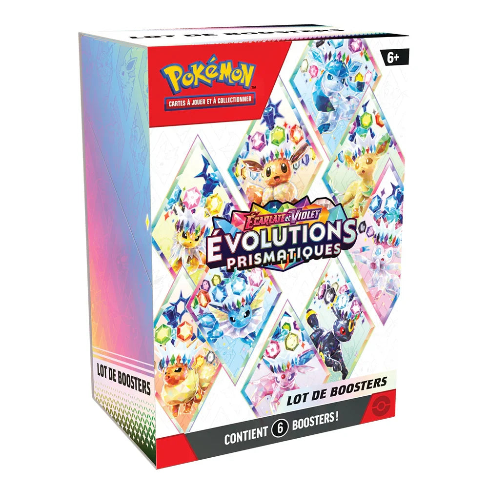 Bundle de 6 boosters – Écarlate et Violet – Évolutions Prismatiques EV08.5