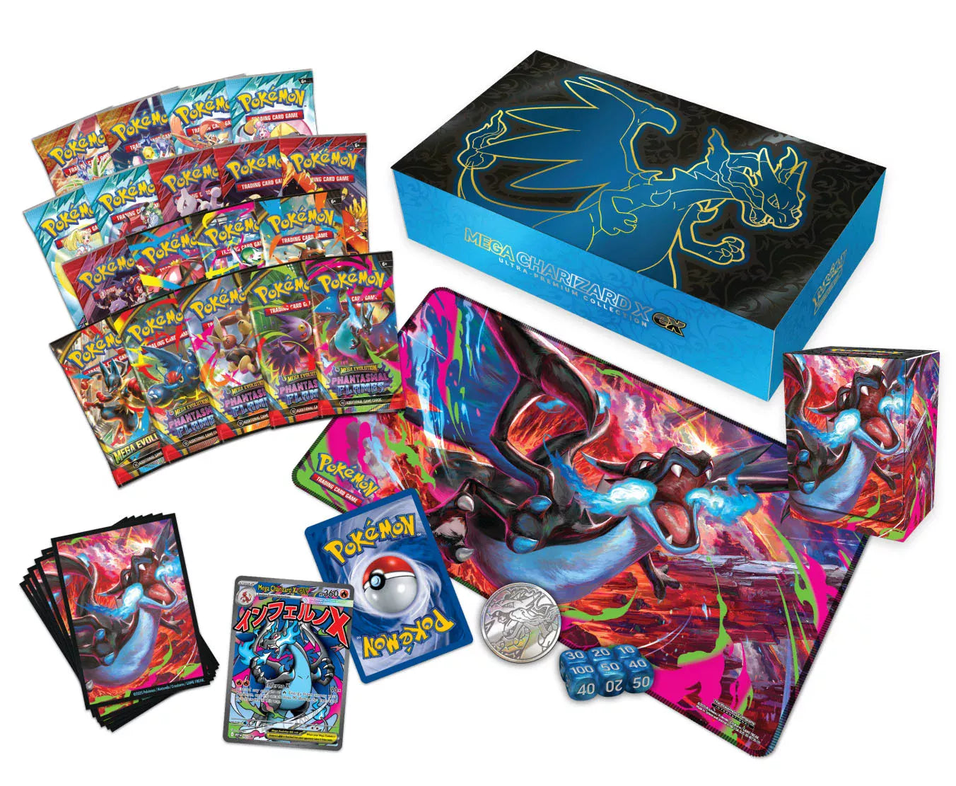 Charizard Ultra-Premium Box – Pokémon ME02: Mega Charizard X – English