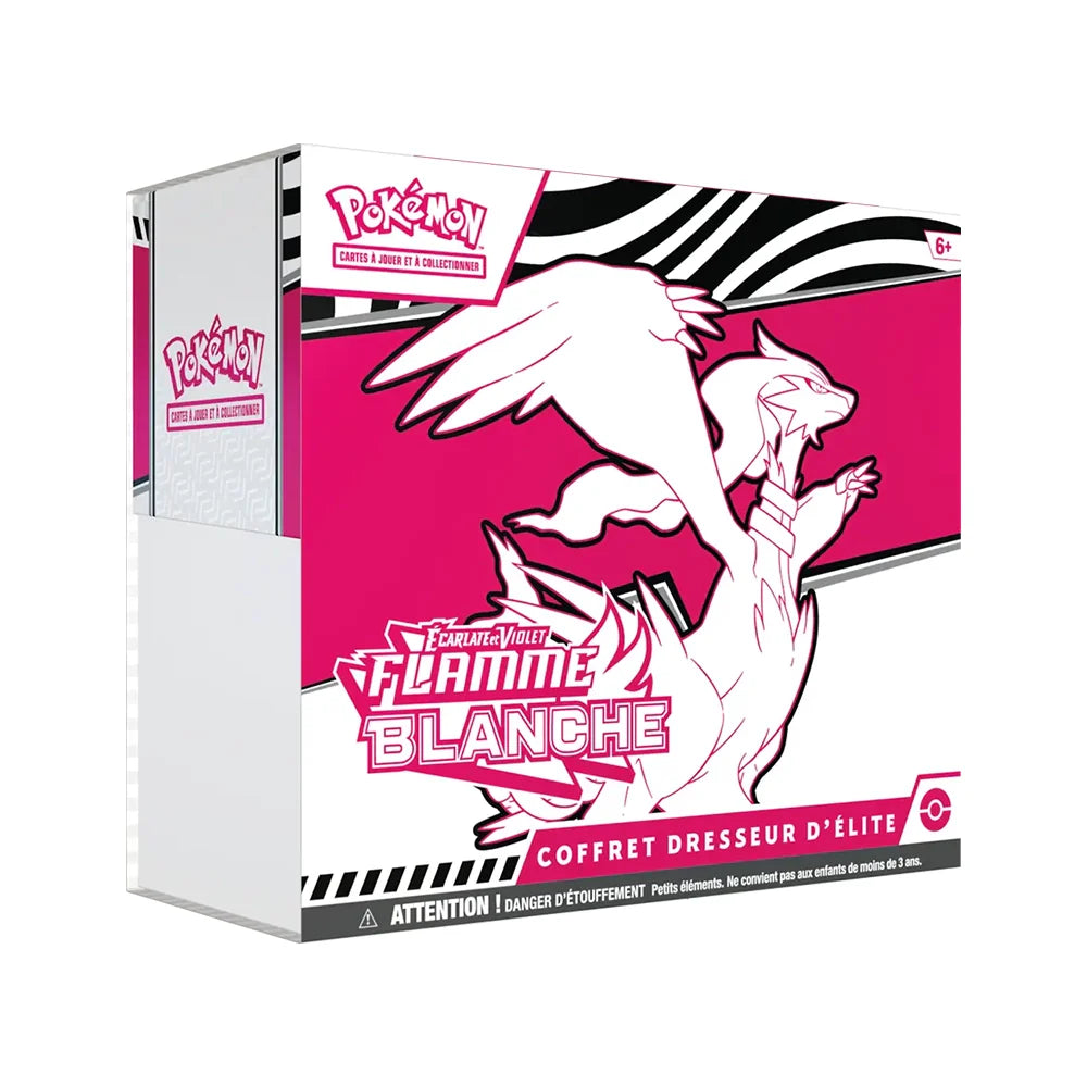Coffret Dresseur d’Élite (ETB) – Pokémon EV10.5 : Flamme Blanche (Écarlate et Violet)